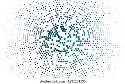 Light Blue, Green vector cover in polygonal style. Modern abstract illustration with colorful rectangles. The template can be used as a background.