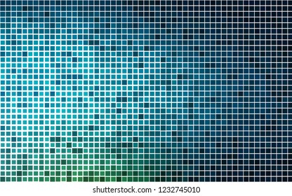 Light Blue, Green vector cover in polygonal style. Illustration with set of colorful rectangles. Smart design for your business advert.