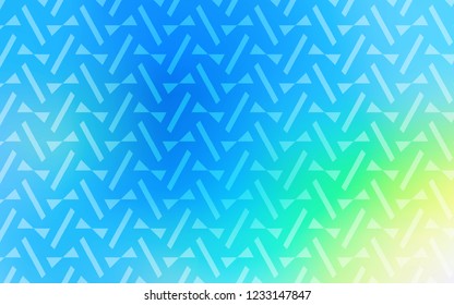 Light Blue, Green vector cover with polygonal style. Abstract gradient illustration with triangles, lines. Best design for poster, banner.