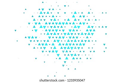 Light Blue, Green vector cover in polygonal style. Modern abstract illustration with colorful triangles. Pattern for busines ad, booklets, leaflets