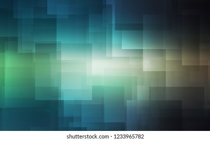 Light Blue, Green vector cover with stright stripes. Decorative shining illustration with lines on abstract template. Template for your beautiful backgrounds.