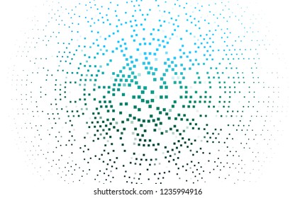 light Blue, Green vector cover in polygonal style. Modern abstract illustration with colorful rectangles. Best design for your ad, poster, banner.
