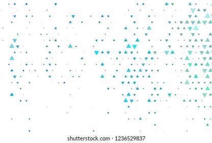Light Blue, Green vector cover in polygonal style. Modern abstract illustration with colorful triangles. Pattern for busines ad, booklets, leaflets
