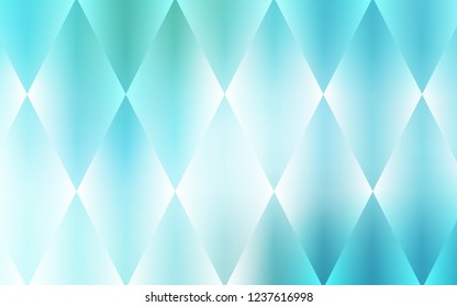 Light Blue, Green vector cover in polygonal style. Illustration with set of colorful rectangles. Pattern for commercials.