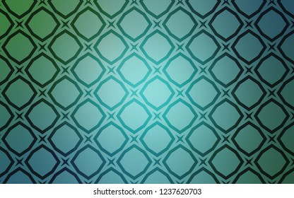 Light Blue, Green vector cover with small and big stars. Glitter abstract illustration with colored stars. Pattern for wrapping gifts.