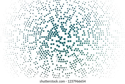 Light Blue, Green vector cover in polygonal style. Abstract gradient illustration with rectangles. Smart design for your business advert.