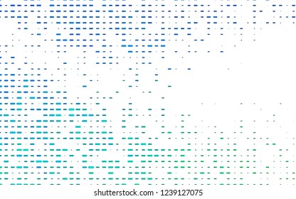 Light Blue, Green vector cover with long lines. Decorative shining illustration with lines on abstract template. The template can be used as a background.