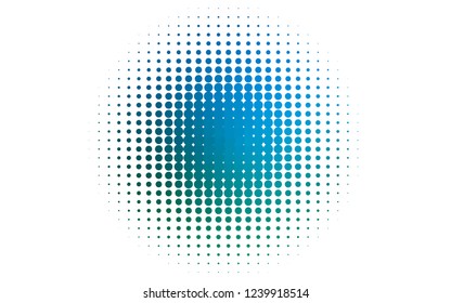 Light Blue, Green vector cover with spots. Abstract illustration with colored bubbles in nature style. Design for business adverts.