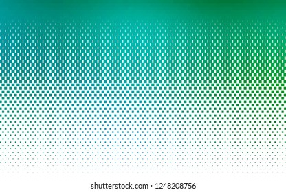 Light Blue, Green vector cover in polygonal style. Abstract gradient illustration with rectangles. Best design for your ad, poster, banner.