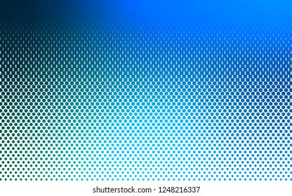 Light Blue, Green vector cover with spots. Beautiful colored illustration with blurred circles in nature style. Pattern for ads, leaflets.