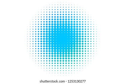 Light Blue, Green vector cover with spots. Blurred bubbles on abstract background with colorful gradient. Pattern for beautiful websites.