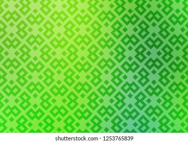 Light Blue, Green vector cover in polygonal style. Modern abstract illustration with colorful rectangles. Best design for your ad, poster, banner.