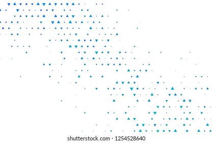 Light Blue, Green vector cover in polygonal style. Modern abstract illustration with colorful triangles. Best design for your ad, poster, banner.