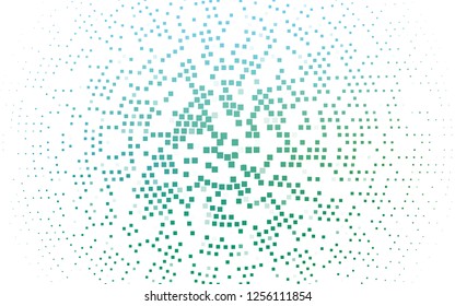 Light Blue, Green vector cover in polygonal style. Illustration with set of colorful rectangles. Pattern for busines ad, booklets, leaflets