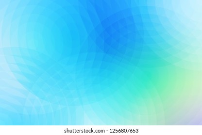 Light Blue, Green vector cover with spots. Blurred bubbles on abstract background with colorful gradient. Pattern can be used as texture of wallpapers.