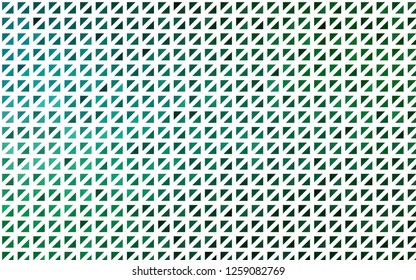 Light Blue, Green vector cover in polygonal style. Abstract gradient illustration with triangles. Pattern for busines ad, booklets, leaflets