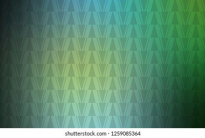 Light Blue, Green vector cover with polygonal style. Modern abstract illustration with colorful triangles. Pattern for booklets, leaflets