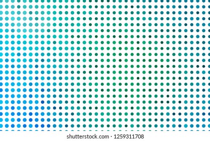 Light Blue, Green vector cover with spots. Modern abstract illustration with colorful water drops. Pattern for beautiful websites.