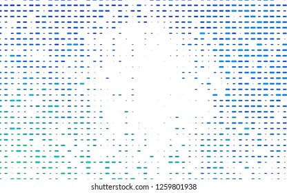 Light Blue, Green vector cover with long lines. Lines on blurred abstract background with gradient. Smart design for your business advert.