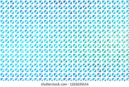 Light Blue, Green vector cover in polygonal style. Abstract gradient illustration with triangles. Smart design for your business advert.