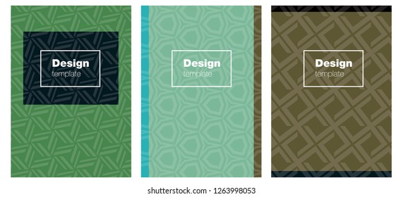 Light Blue, Green vector cover for notebooks. Modern abstract design concept with colorful gradient. Pattern notebooks, journals.