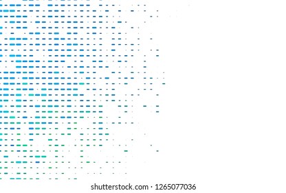 Light Blue, Green vector cover with long lines. Blurred decorative design in simple style with lines. The pattern can be used for busines ad, booklets, leaflets