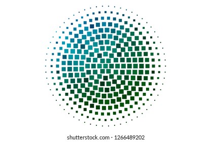 Light Blue, Green vector cover in polygonal style. Abstract gradient illustration with rectangles. Smart design for your business advert.