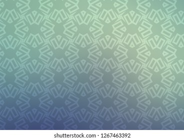 Light Blue, Green vector cover in triangles, cubes. Abstract gradient illustration with triangles, cubes. Modern template for your landing page.