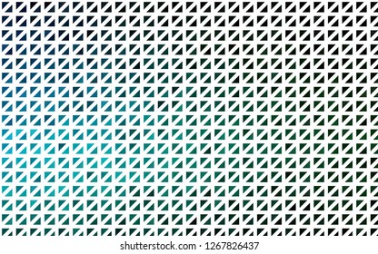 Light Blue, Green vector cover in polygonal style. Modern abstract illustration with colorful triangles. Template for wallpapers.