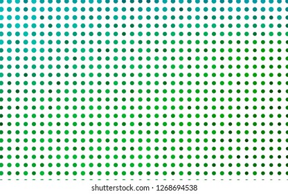Light Blue, Green vector cover with spots. Modern abstract illustration with colorful water drops. Design for posters, banners.