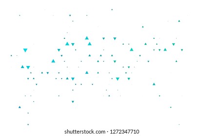 Light Blue, Green vector cover in polygonal style. Beautiful illustration with triangles in nature style. Template for wallpapers.