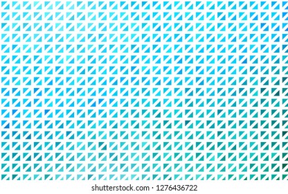 Light Blue, Green vector cover in polygonal style. Illustration with set of colorful triangles. Template for wallpapers.