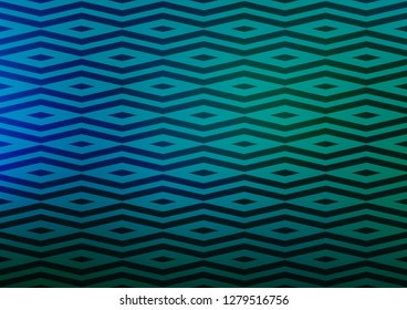 Light Blue, Green vector cover in polygonal style. Decorative design in abstract style with triangles. Smart design for your business advert.