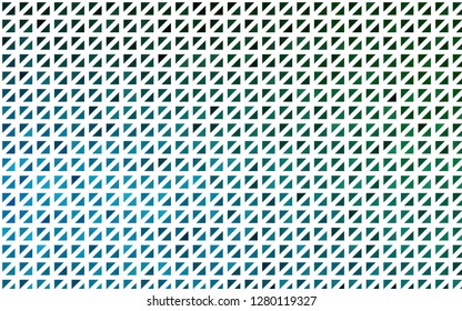 Light Blue, Green vector cover in polygonal style. Modern abstract illustration with colorful triangles. Modern template for your landing page.