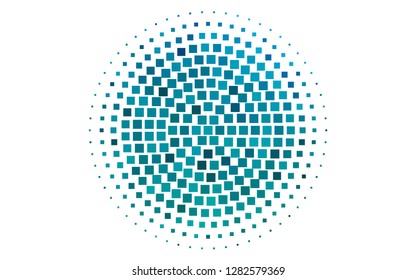 Light Blue, Green vector cover in polygonal style. Modern abstract illustration with colorful rectangles. Pattern can be used for websites.