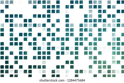 Light Blue, Green vector cover in polygonal style. Decorative design in abstract style with rectangles. Pattern can be used for websites.