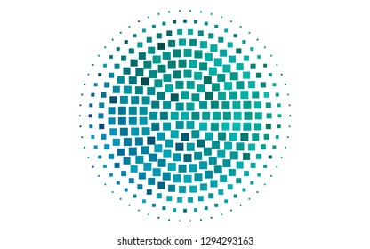 Light Blue, Green vector cover in polygonal style. Beautiful illustration with rectangles and squares. Best design for your ad, poster, banner.