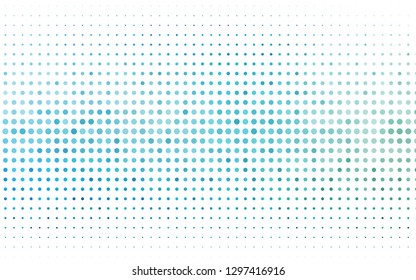 Light Blue, Green vector cover with spots. Modern abstract illustration with colorful water drops. Pattern for ads, leaflets.