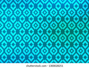 Light Blue, Green vector cover in polygonal style. Modern abstract illustration with colorful rectangles. Pattern for busines ad, booklets, leaflets