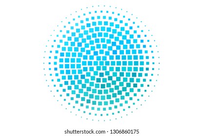 Light Blue, Green vector cover in polygonal style. Glitter abstract illustration with rectangular shapes. Pattern for commercials.