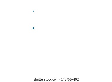 Light Blue, Green vector cover with small and big stars. Blurred decorative design in simple style with stars. The template can be used as a background.