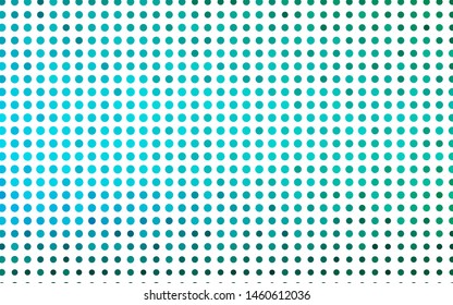 Light Blue, Green vector cover with spots. Blurred decorative design in abstract style with bubbles. Design for business adverts.