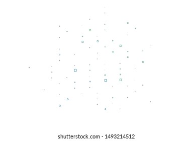 Light Blue, Green vector cover with polygonal style. Abstract gradient illustration with rectangles. Modern template for your promotion.