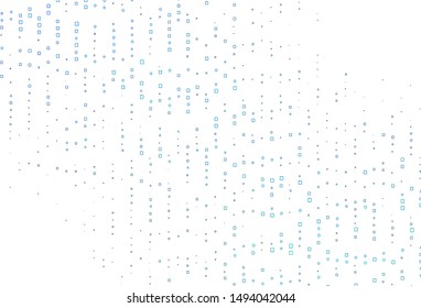 Light Blue, Green vector cover with polygonal style. Illustration with set of colorful rectangles. Smart design for your business advert.