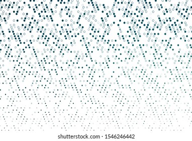 Light Blue, Green vector cover with spots. Blurred bubbles on abstract background with colorful gradient. Pattern for beautiful websites.