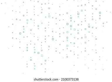 Light Blue, Green vector cover with polygonal style. Abstract gradient illustration with rectangles. Pattern for busines booklets, leaflets.