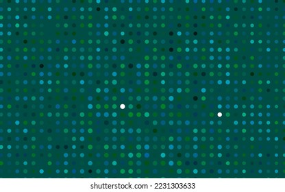 Light Blue, Green vector cover with spots. Blurred decorative design in abstract style with bubbles. Pattern for beautiful websites.