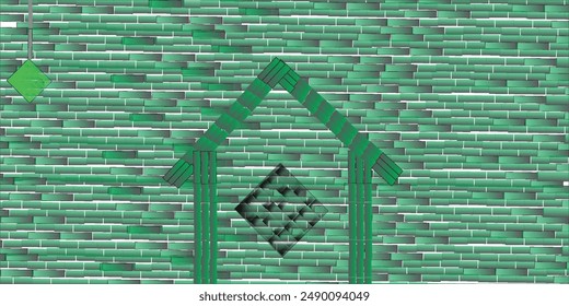 Light Blue, Green vector cover with long lines. Blurred decorative design in simple style with lines. The template can be used as a background.