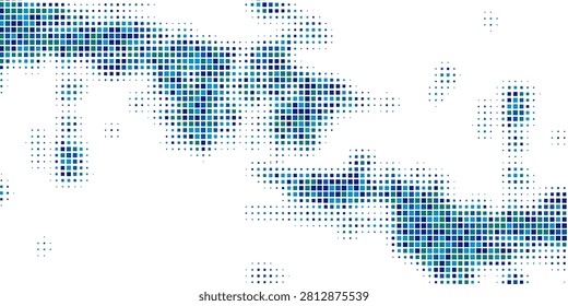 Light Blue, Green vector cover in polygonal style. Illustration with set of colorful rectangles. Pattern for busines ad, booklets, leaflets