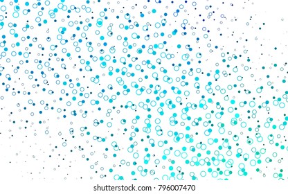 Light Blue, Green vector  cover with spots. Modern abstract illustration with colorful water drops. The pattern can be used for ads, leaflets of liquid.